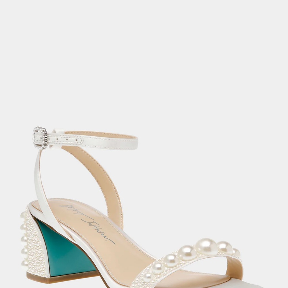 Betsy Johnson White Women's Sandals - 13